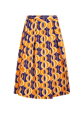 Suzettle Pleat Skirt Bambaataa in Deep Blue from King Louie