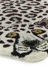 Snowy Leopard Small Wool Rug from Doing Goods