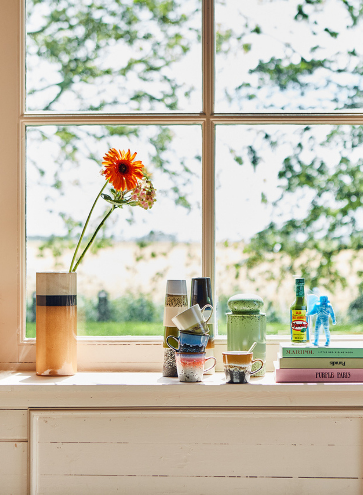 70s Ceramics: XL Tornado Vase from HK Living