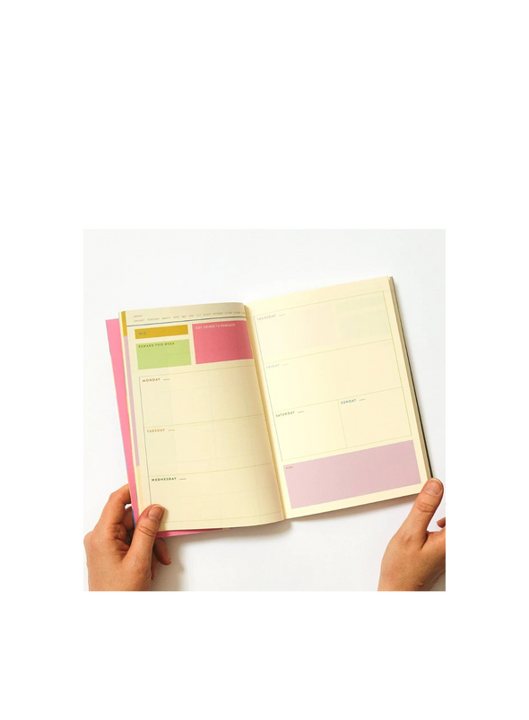 Colourful Blocks A5 Weekly Planner from Raspberry Blossom