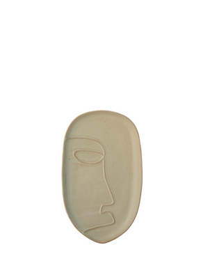 Ngan Green Stoneware Tray From Bloomingville