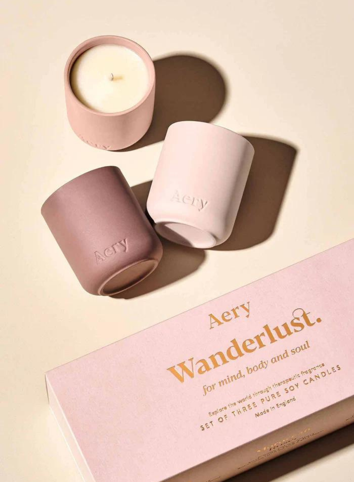 Aery Living Wanderlust Gift Set of 3 Votive Candles