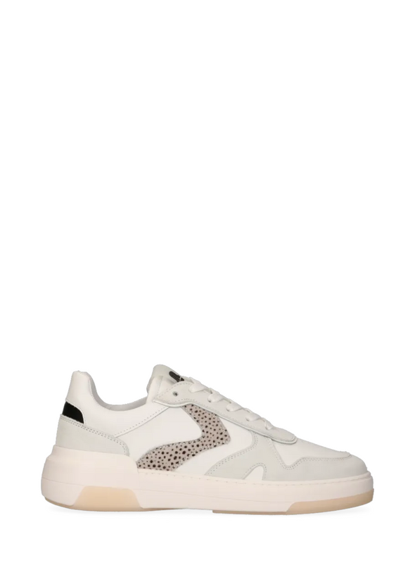 Jolie Leather Trainers in White Pixel from Maruti