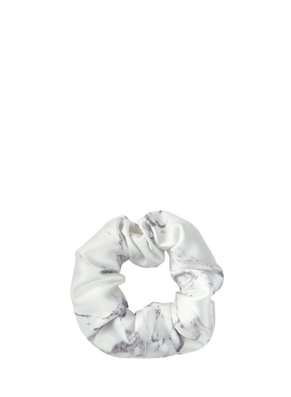 White Marble Scrunchie from WOUF