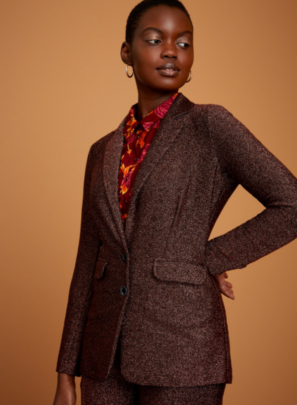 Daisy Long Blazer Ballroom Bronze Brown from King Louie