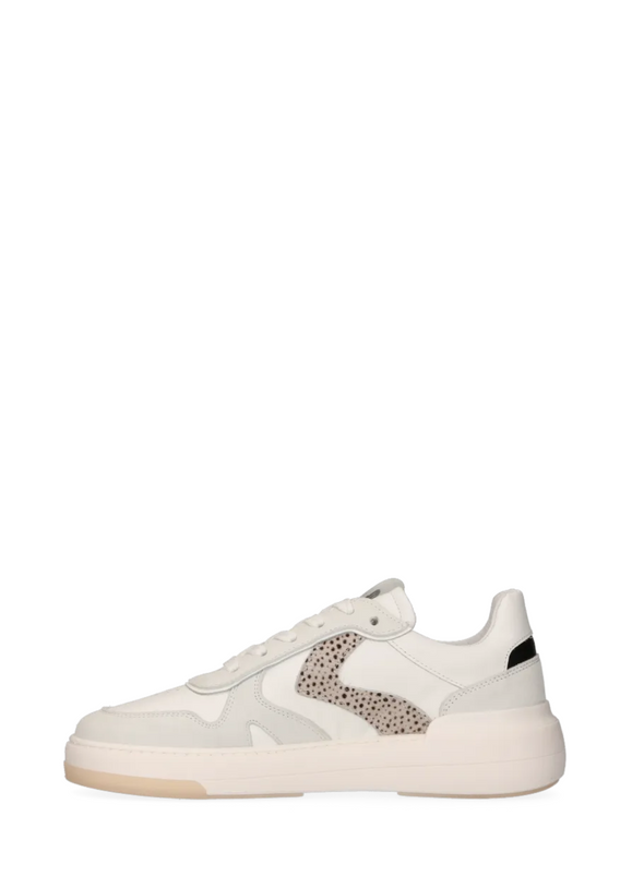 Jolie Leather Trainers in White Pixel from Maruti
