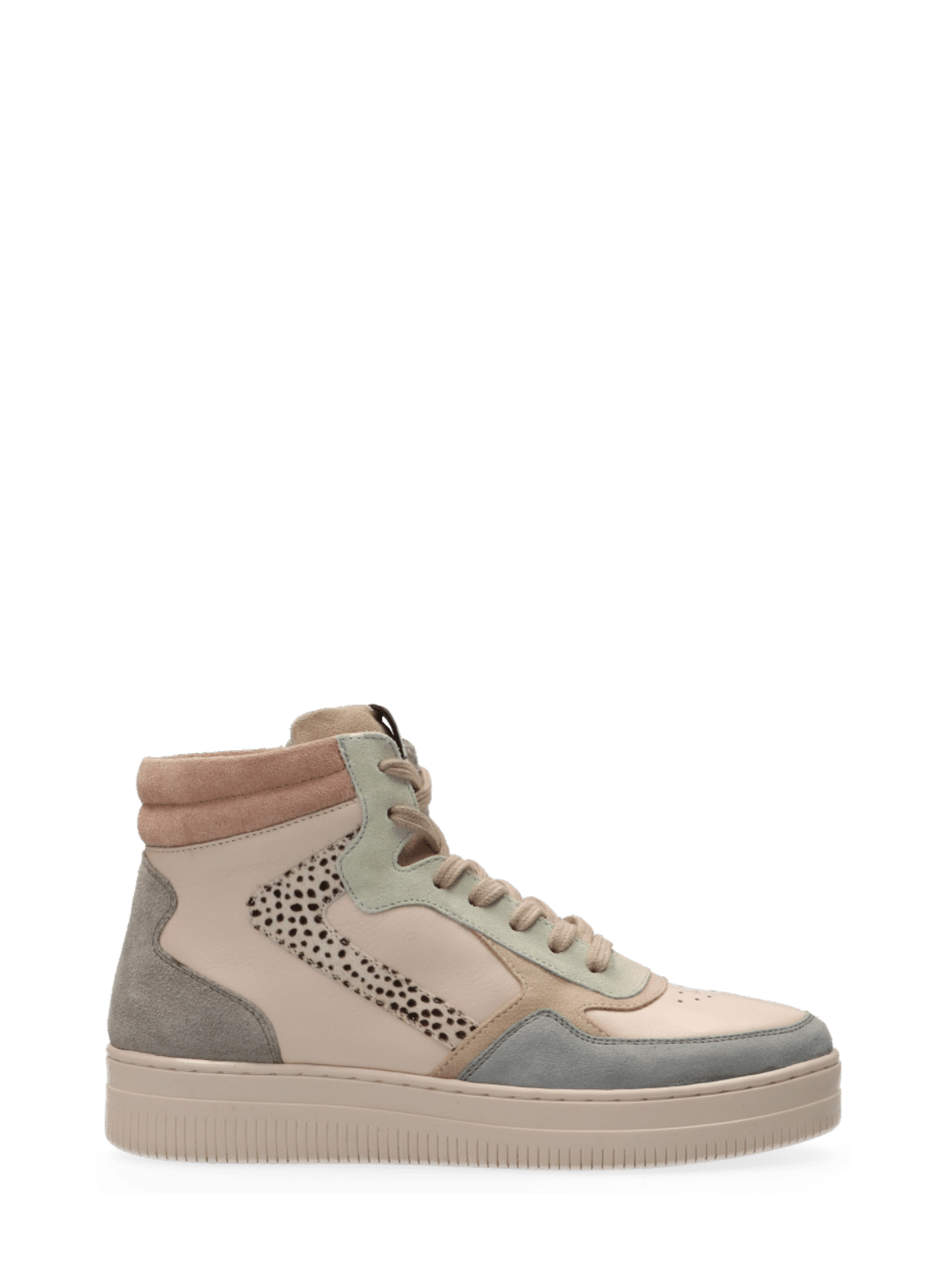Maruti Mona High Top Multi Leather Trainers