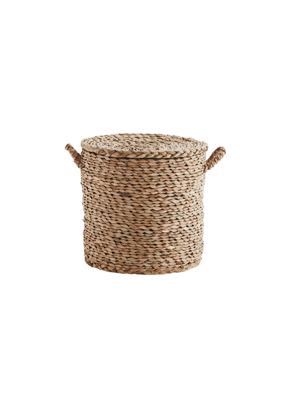Seagrass Basket with Lid From Madam Stoltz
