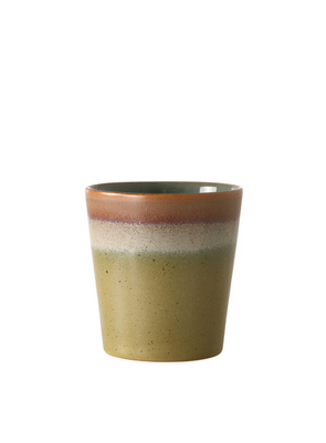 70's Ceramic Beaker in Peat from HK Living