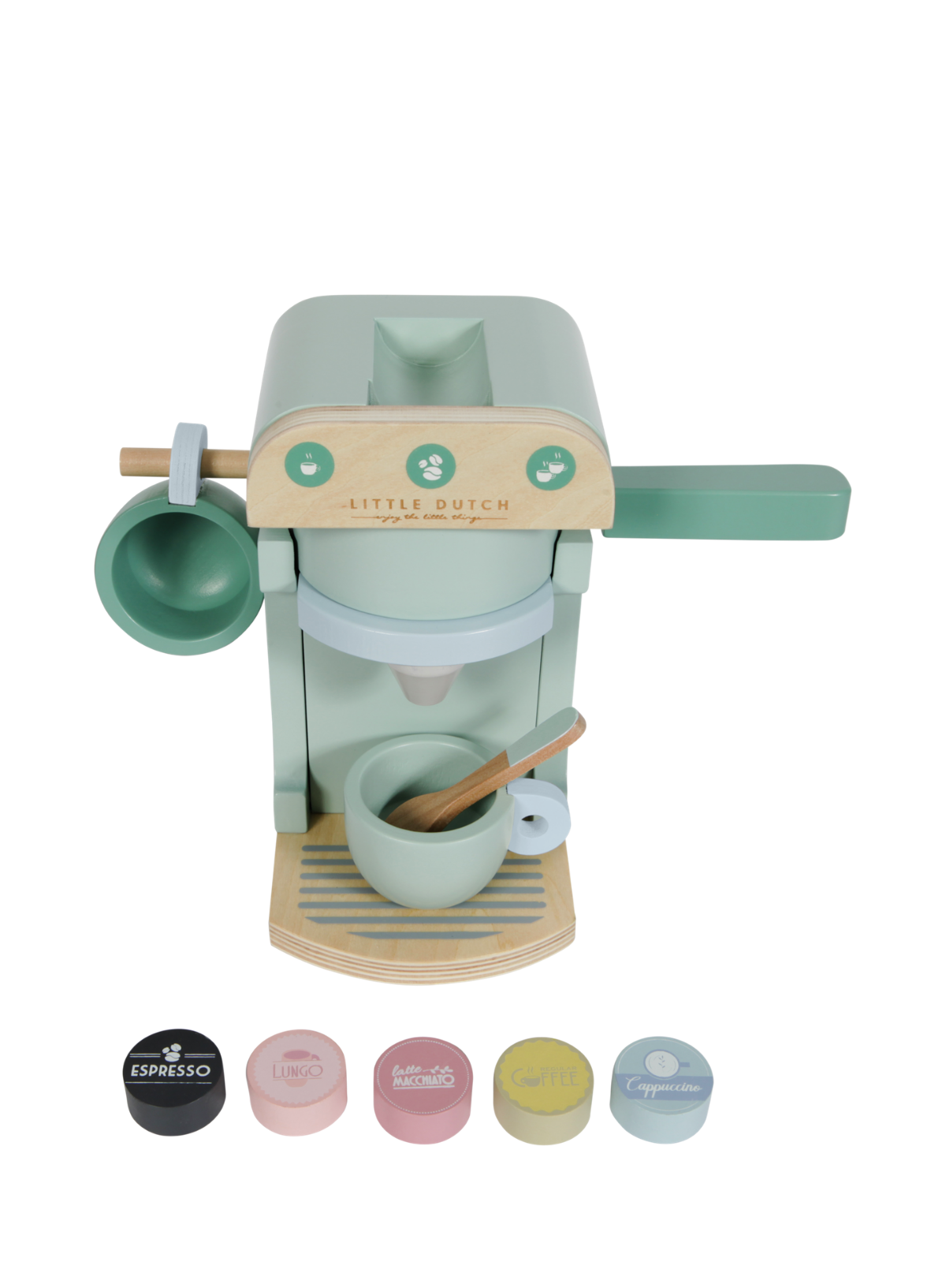 Wooden Coffee Machine From Little Dutch
