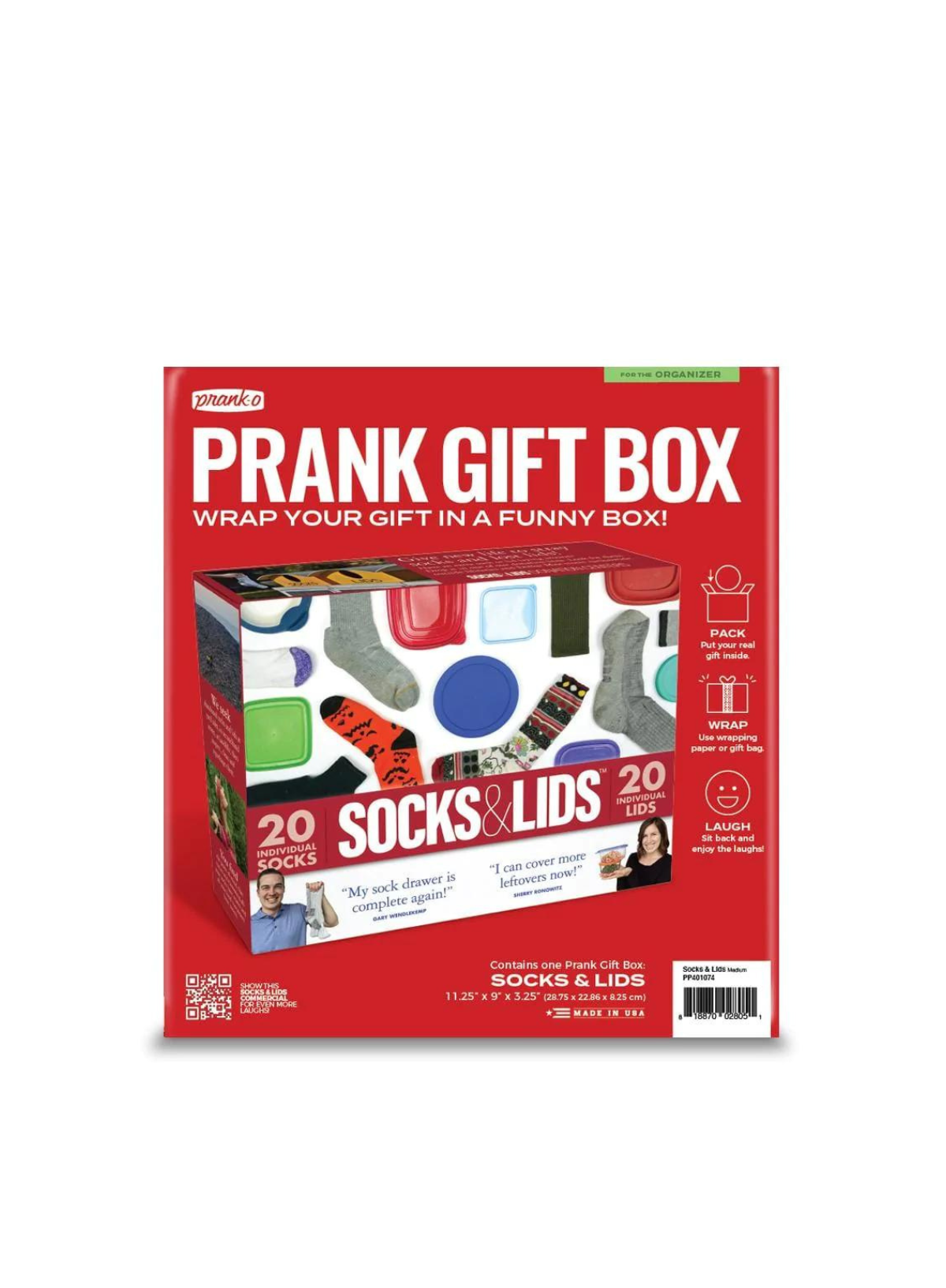 Prank-O Prank Gift Box Socks & Lids