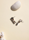 Ivy Studs In Coco Cream from Nat + Noor
