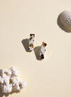 Ivy Studs In Coco Cream from Nat + Noor