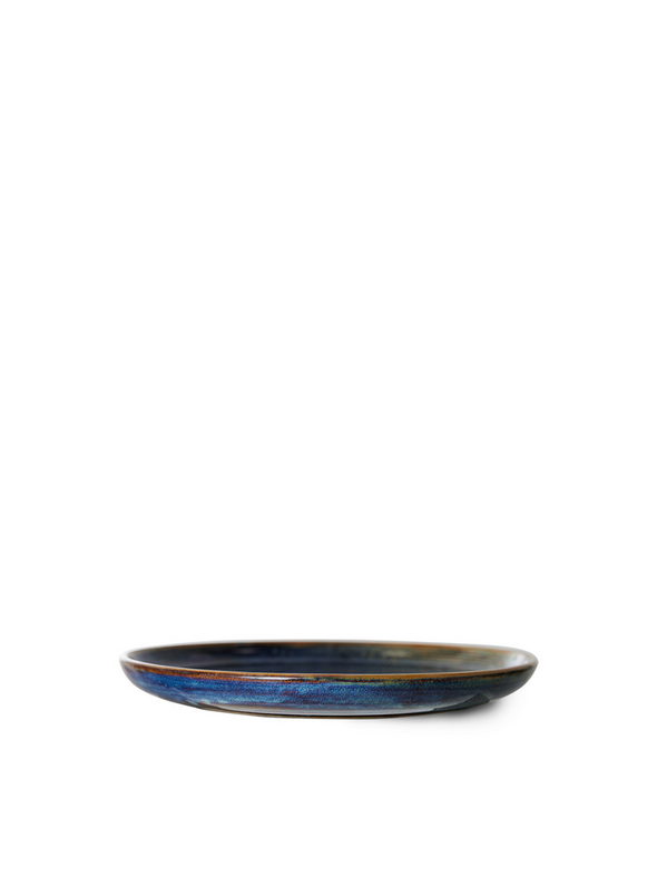 Chef Ceramics Side Plate in Rustic Blue from HK Living