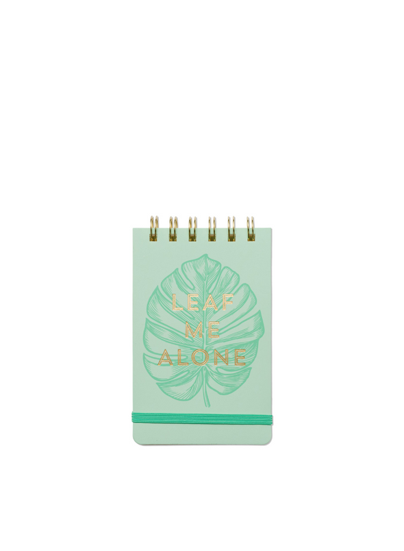 Vintage Sass Notepad - Leaf Me Alone from Designworks Ink