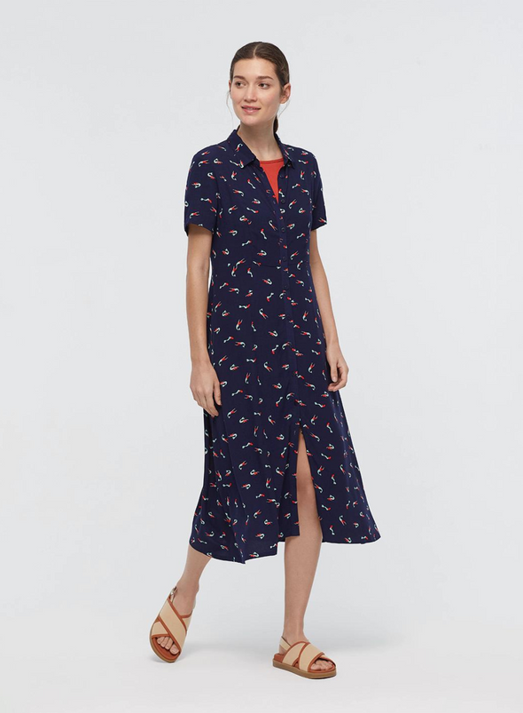 Little Mermaids Print Midi Dress from Nice Things