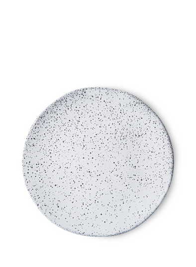 Gradient Ceramics Dinner Plate in Cream from HK Living