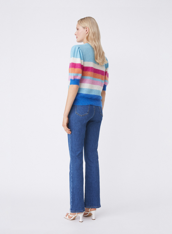 Primael Knit Top in Blue from Suncoo