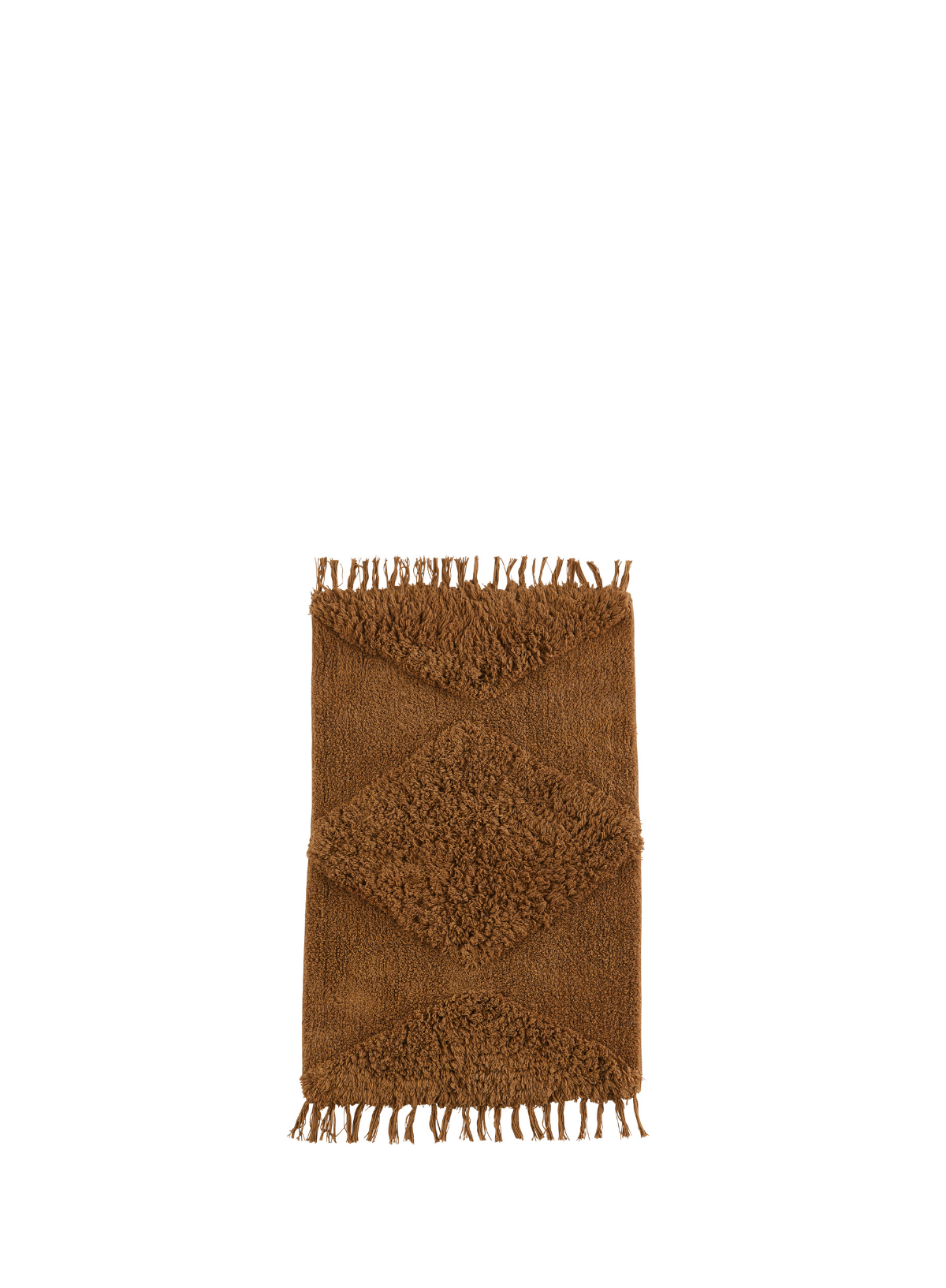 Tufted Cotton Bath Mat 60 x 90cm Indian Tan From Madam Stoltz