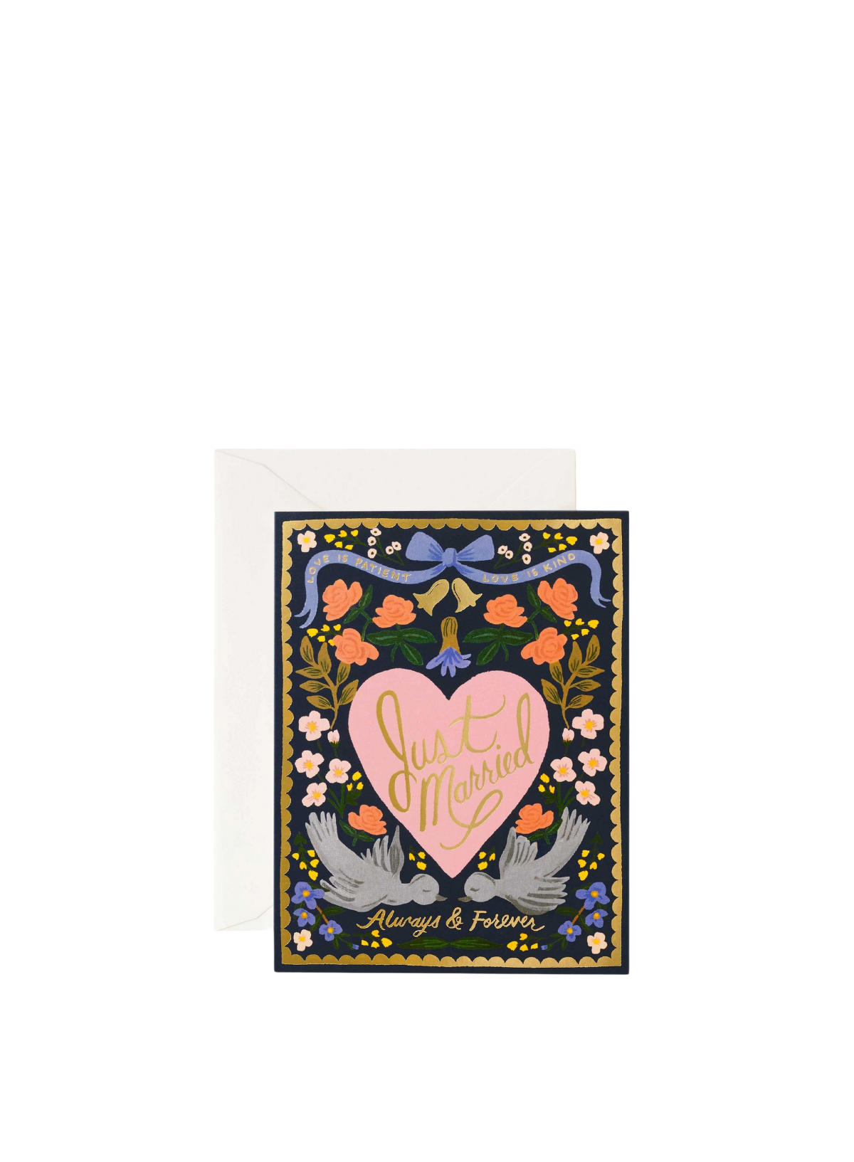 Love Birds Just Married Card from Rifle Paper Co.