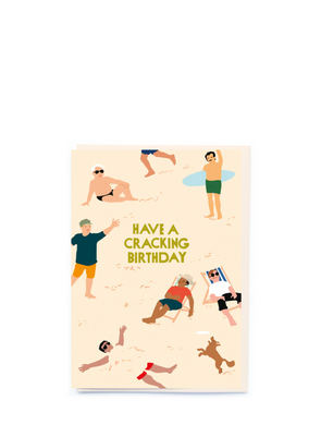 Boys on the Beach Birthday Card from Noi