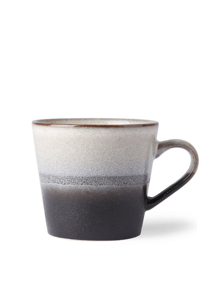 70's Style Cappuccino Mug in Rock from HK Living