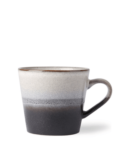 70's Style Cappuccino Mug in Rock from HK Living