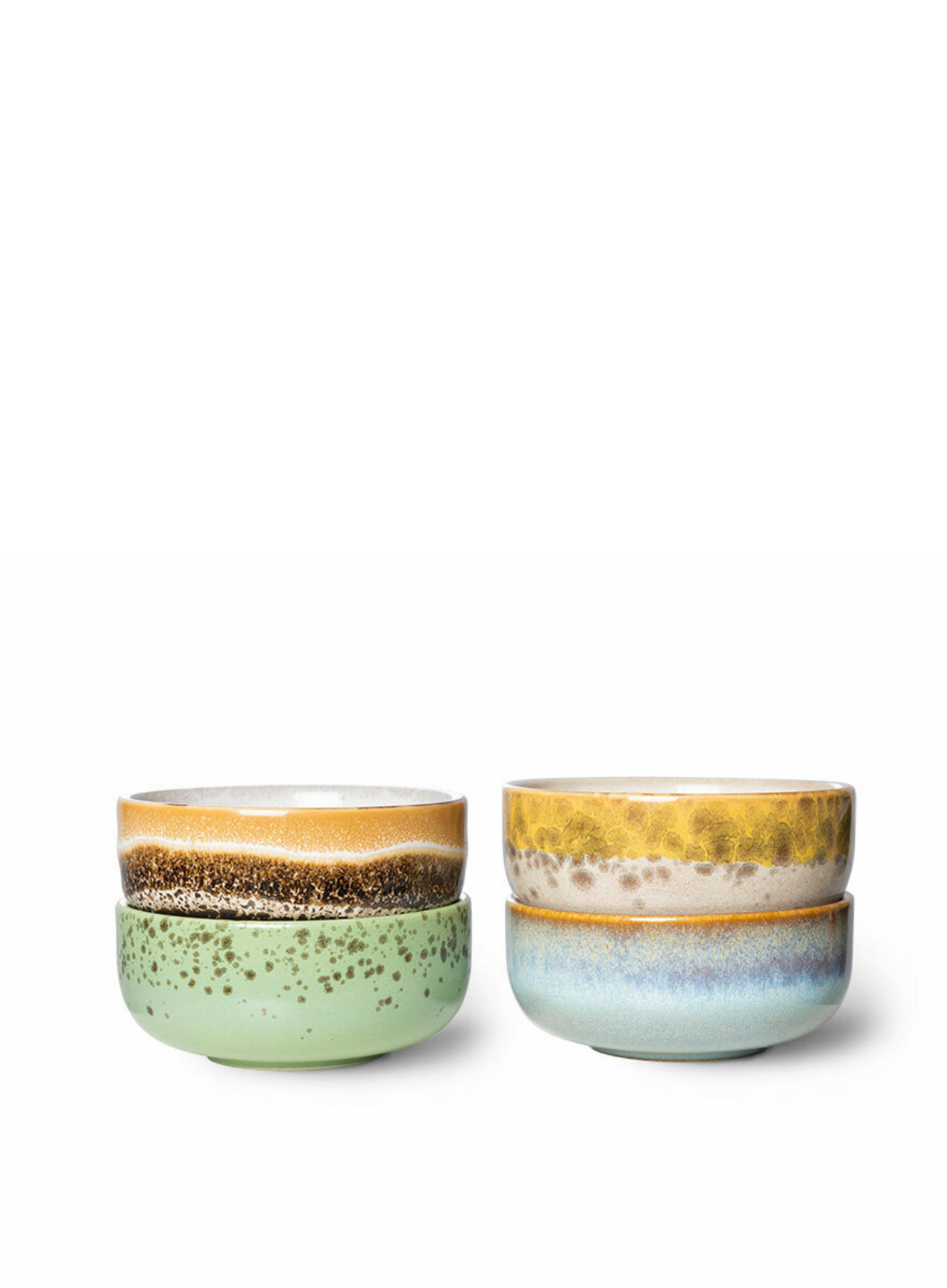 70's Style XS Castor Bowl - Fire from HK Living