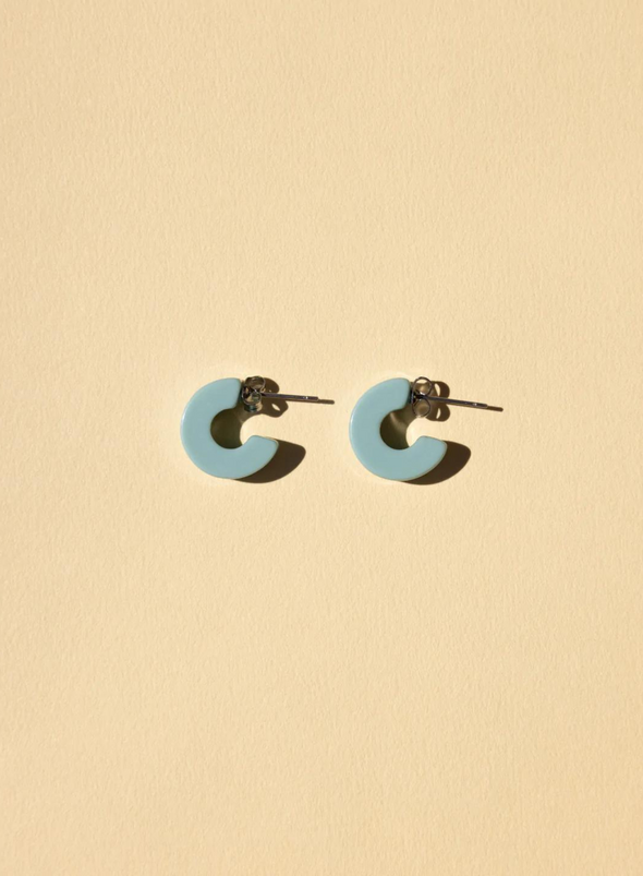 Mali Earrings in Turquoise from Nat + Noor