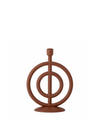 Fikka Candlestick Brown from Bloomingville