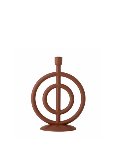 Fikka Candlestick Brown from Bloomingville