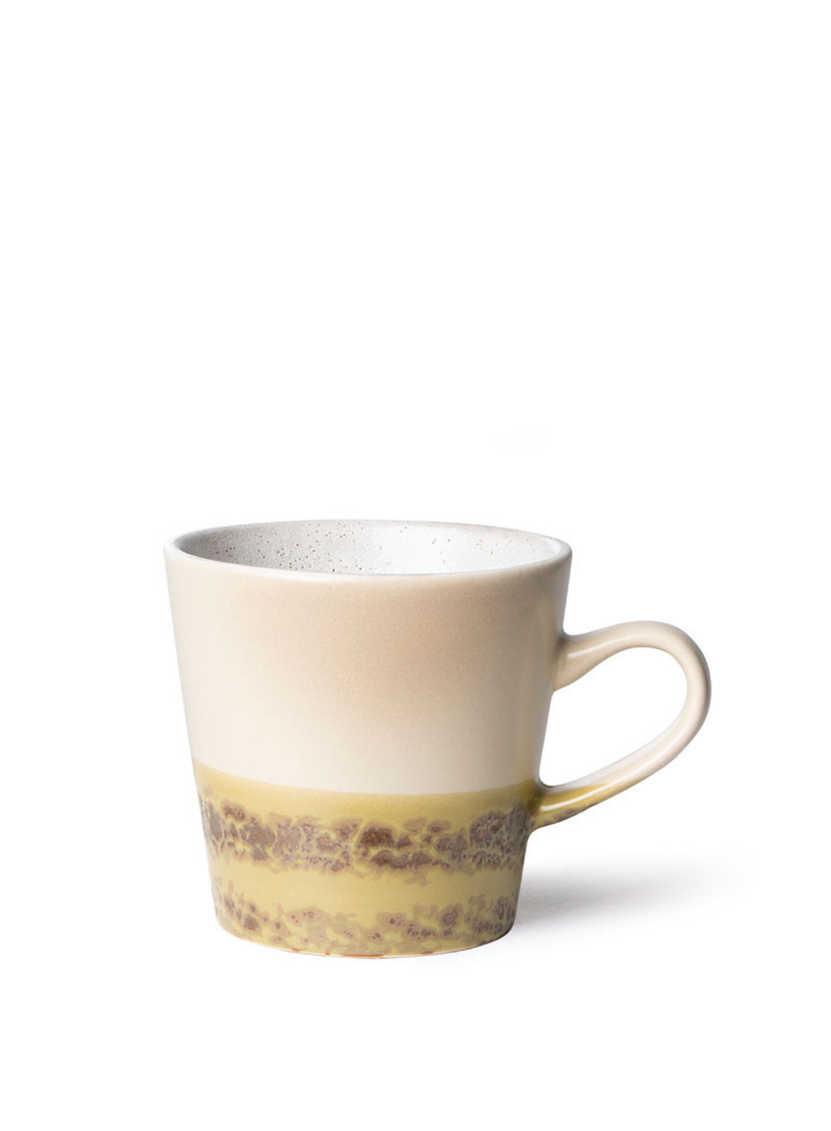 Ceramic 70's Americano Mug in Metallic from HK Living