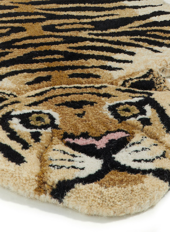 Drowsy Tiger Small Wool Rug from Doing Goods