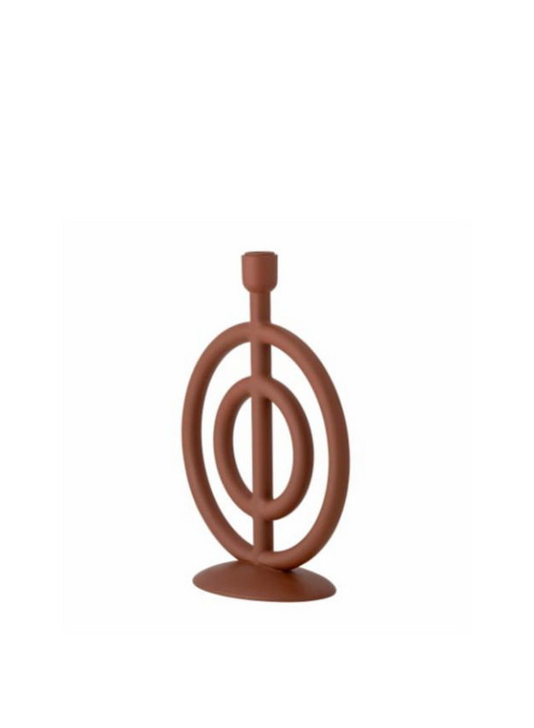 Fikka Candlestick Brown from Bloomingville