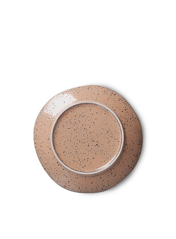 Gradient Ceramics Dessert Plate in Taupe from HK Living