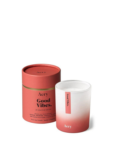 Good Vibes Scented Candle - Ginger Rhubarb & Vanilla from Aery Living