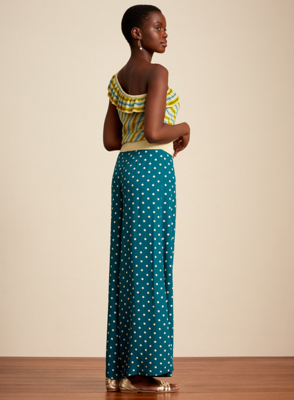 Palazzo Pants Pablo Lapis Blue from King Louie