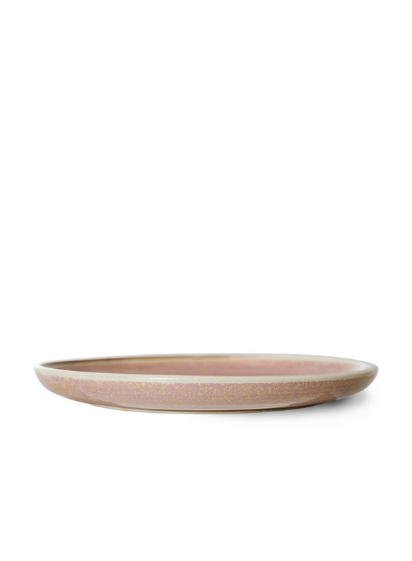 Chef Ceramics Dinner Plate in Rustic Pink from HK Living