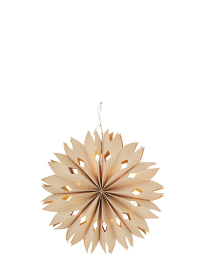 Paper Star with Lights 50cm From Madam Stoltz
