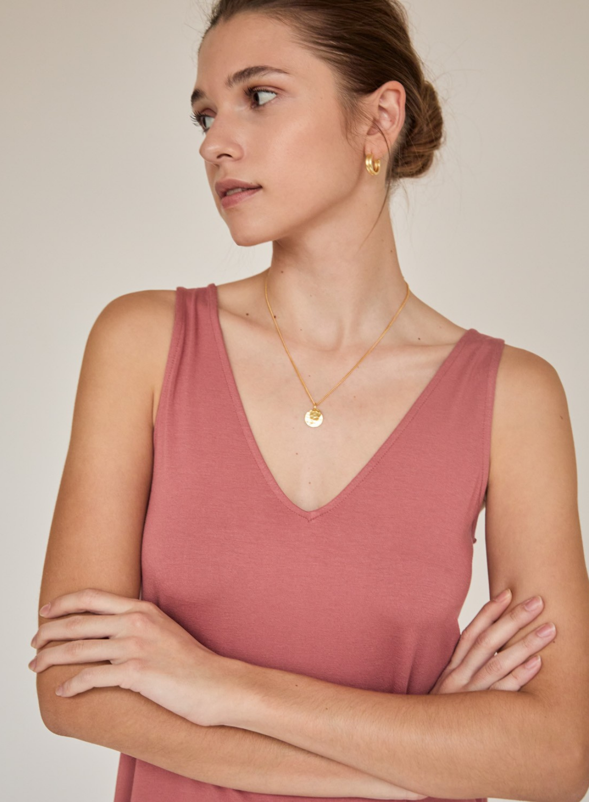 Alyssa Dress Terracota from Yerse