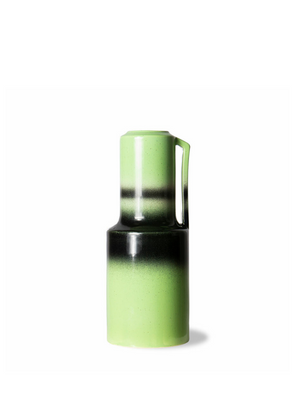 The Emeralds: Green Ceramic Vase with Handle from HK Living