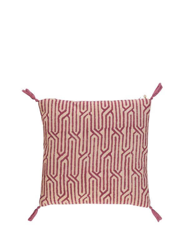 Small Pink Leopard Cushion from Doing Goods