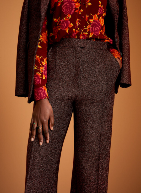 Ethel Pintuck Pant Ballroom Bronze Brown from King Louie
