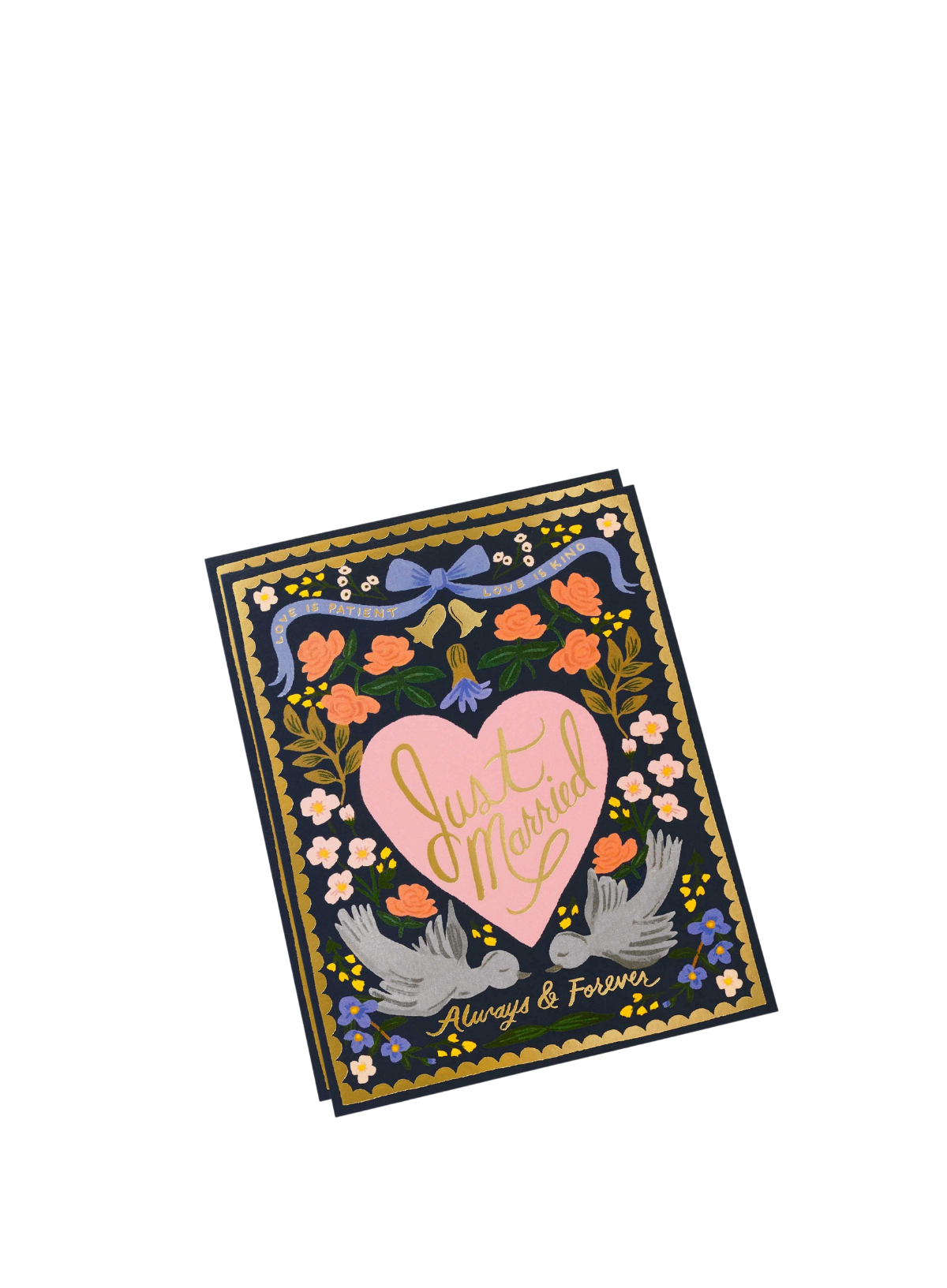 Love Birds Just Married Card from Rifle Paper Co.
