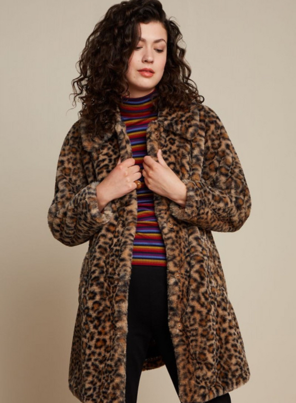 Betty Coat Ossie Fur in Bear Brown from King Louie