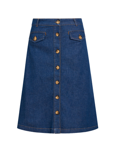 Caroll Skirt Chambray Denim Blue from King Louie Nomad and the bowerbird Bringing the outside in