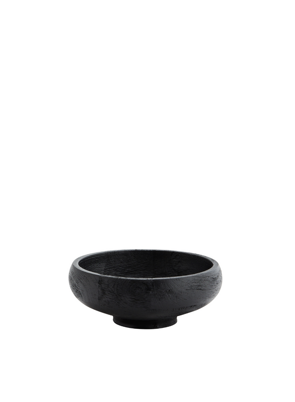 Black Mango Wooden Bowl from Madam Stoltz