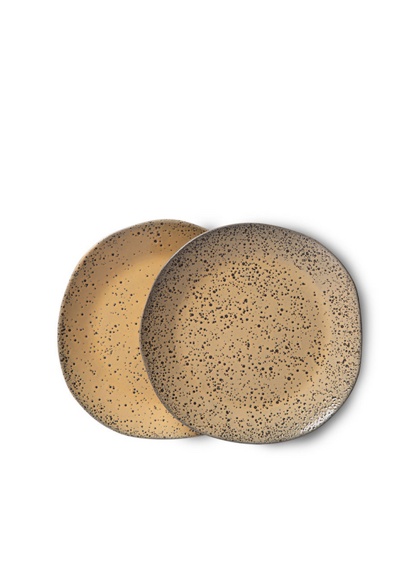 Gradient Ceramics Dessert Plate in Peach from HK Living