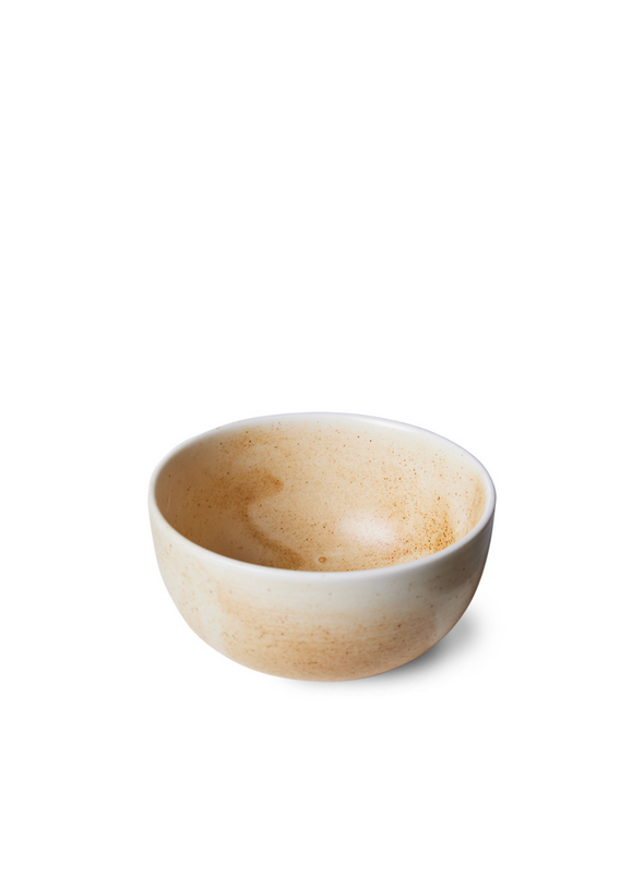 Chef Ceramics Bowl in Rustic Cream/Brown from HK Living