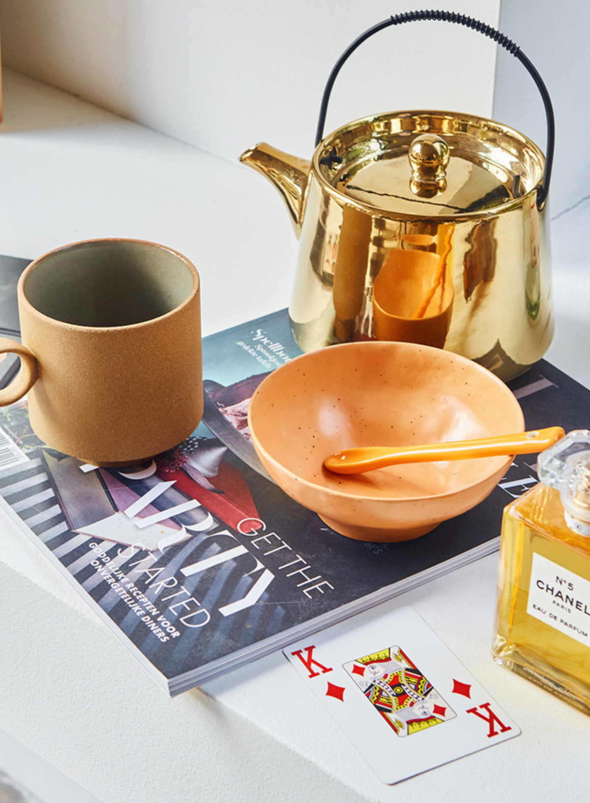 Bold & Basic Ceramics: Large Bowl Orange from HK Living